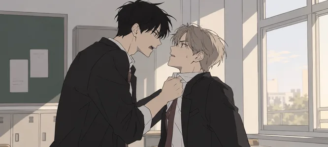 A sample comic page in the Manhwa style