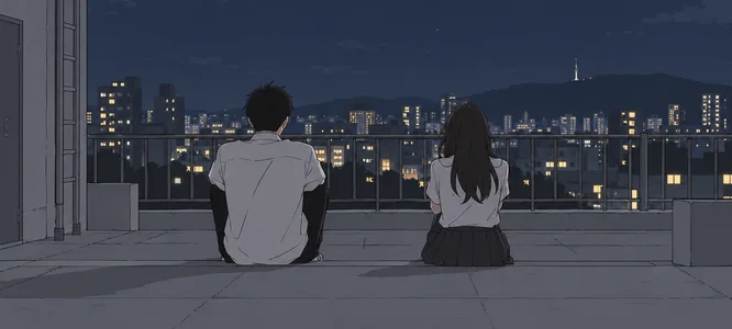 Manhwa style comic panel, example 4 of 4
